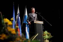 26. 8. 2022, Bohinjska Bistrica – Predsednik republike se je udeleil osrednje prireditve ob prazniku Obine Bohinj (Daniel Novakovi/STA)